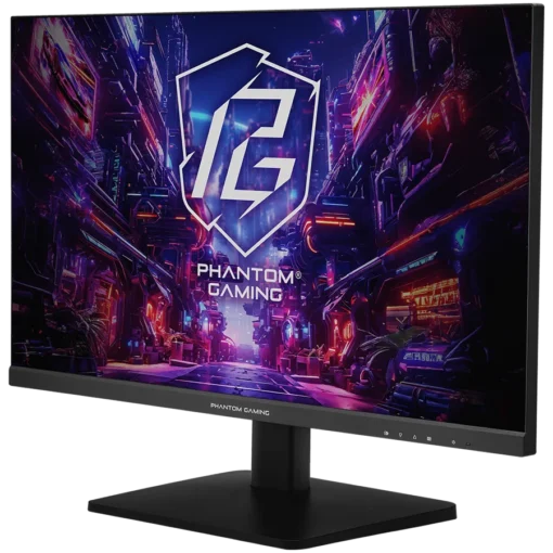 Монитор Asrock Gaming Monitor, 27" QHD(2560x1440) IPS, Anti-Glare, 180 Hz, 99% sRGB, 1000:1, 16:9, 400 cd/m², 178º/178º, 1ms (MPRT), AMD FreeSync, Flicker-free, Tilt, VESA, 2x 2W Speakers, 2x HDMI 2.0, 1x DP 1.4, 1x Audio Jack (3.5mm), 3Y - Image 9