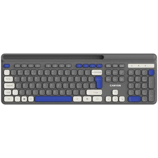 Клавиатура CANYON keyboard HKB-W03 EN AAA Wireless Grey