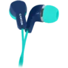 Слушалки CANYON Stereo Earphones with inline microphone Green+Blue