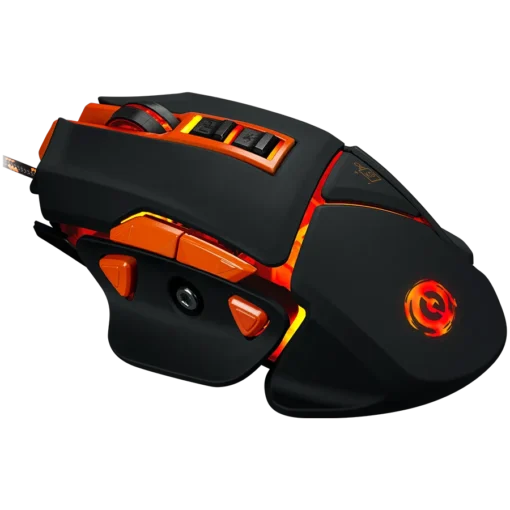 Геймърска мишка CANYON Optical gaming mouse, adjustable DPI setting 800/1000/1200/1600/2400/3200/4800/6400, LED backlight, moveable weight slot and retractable top cover for comfortable usage - Image 2