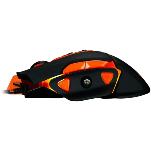 Геймърска мишка CANYON Optical gaming mouse, adjustable DPI setting 800/1000/1200/1600/2400/3200/4800/6400, LED backlight, moveable weight slot and retractable top cover for comfortable usage - Image 3