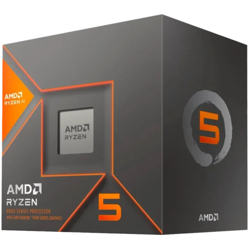 Процесор AMD CPU Desktop Ryzen 5 6C/12T 8400F (4.2GHz/4.7GHz22MB65WAM5) box with Wraith Stealth