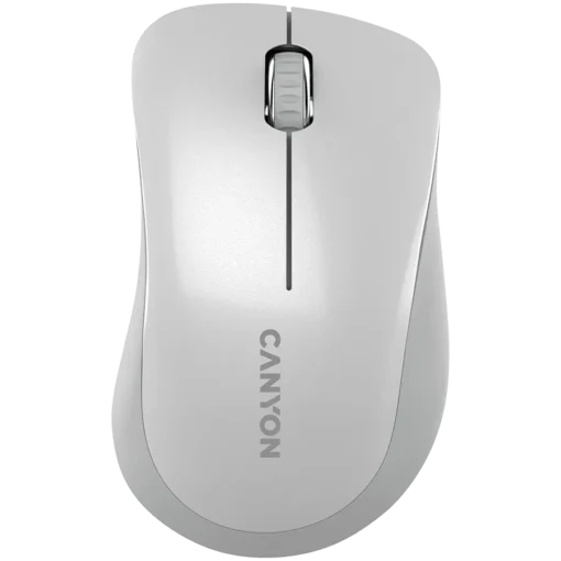 Безжична мишка CANYON mouse MW-11 Wireless White Grey