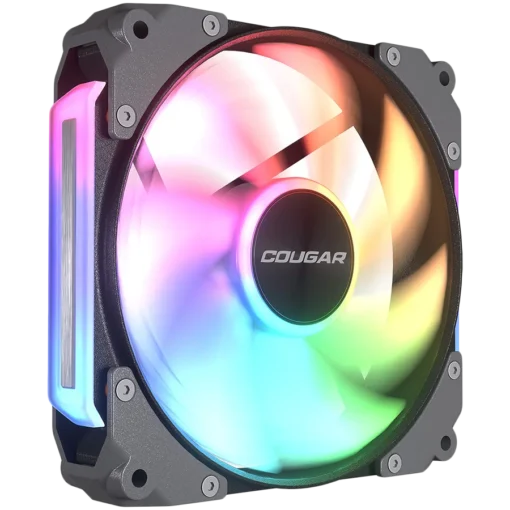 Вентилатор Cougar fan APOLAR 120 ARGB Black, Fan Speed 600-2200 RPM±200RPM, Air Flow 75.38 CFM ± 10%, Air Pressure 2.59 mm H2O±10%, HDB Hydro Dynamic Bearing, 490 mm (Fan) / 470 mm (ARGB) - Image 13