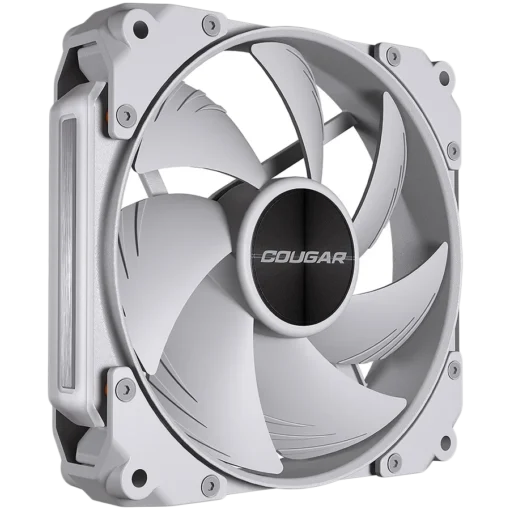 Вентилатор Cougar fan APOLAR 120 ARGB White (3 fan package), Fan Speed 600-2200 RPM±200RPM, Air Flow 75.38 CFM ± 10%, Air Pressure 2.59 mm H2O±10%, HDB Hydro Dynamic Bearing, 490 mm (Fan) / 470 mm (ARGB) - Image 17