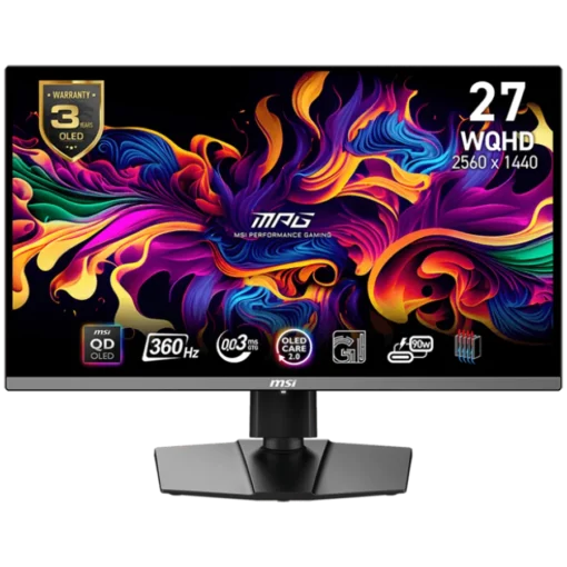 Монитор MSI MPG 271QRX QD-OLED Gaming Monitor 27" 360Hz WQHD (2560x1440) 16:9 QD-OLED Anti-Reflection 0.03ms 250nits 150