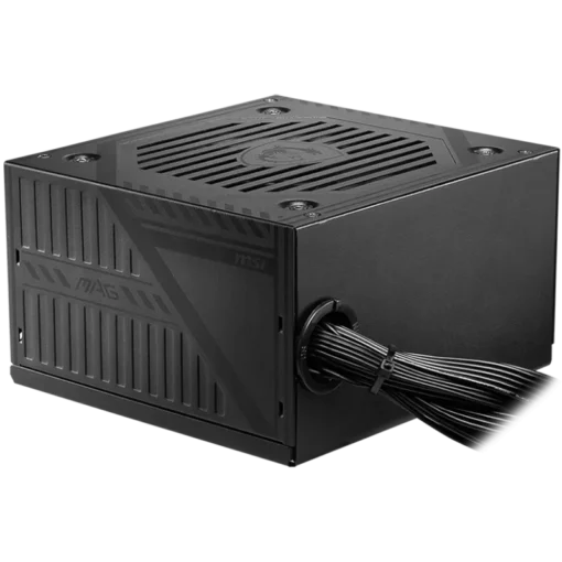 Захранване за компютър MSI MAG A650BNL Power Supply 650W, 80 PLUS Bronze, 120mm low noise Fan, Protections: OCP/OVP/OPP/OTP/SCP, Active PFC Design, Flat Cable Equipment, Dimensions: 150mmx140mmx86mm, 5Y Warranty - Image 9