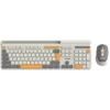 Клавиатура CANYON HSET-W5 EN Keyboard+Mouse AAA+AA Wireless Beige