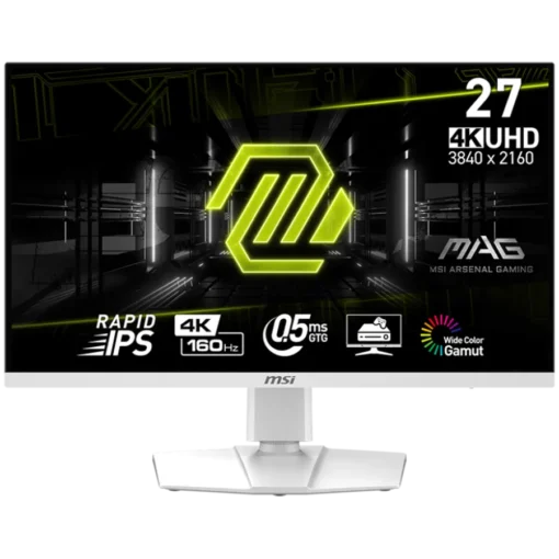 Монитор MSI MAG 274URFW Gaming Monitor 27" 160Hz 4K UHD (3840x2160) 16:9 Rapid IPS Anti-glare 0.5ms 400nits 1000:1 178°/