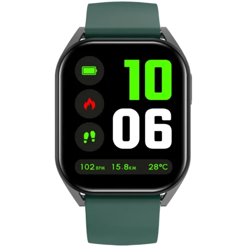 Смарт часовник CANYON smart watch Chatter SW-58 BT-CALL Black Green