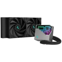 Охладител за процесор Охладител DeepCool LT520 240mm CPU Liquid Cooler 2x120mm FK120 PWM FDB Fans 4th Gen Water Pump ARG