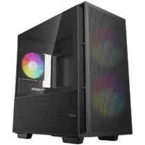 Кутия за компютър DeepCool CH360 Mid Tower Mini-ITX/Micro-ATX/ATX PS 2 1xUSB3.0 1xAudio 1x Type-C 2x140mm Pre-Installed