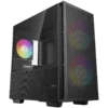 Кутия за компютър DeepCool CH360 Mid Tower Mini-ITX/Micro-ATX/ATX PS 2 1xUSB3.0 1xAudio 1x Type-C 2x140mm Pre-Installed