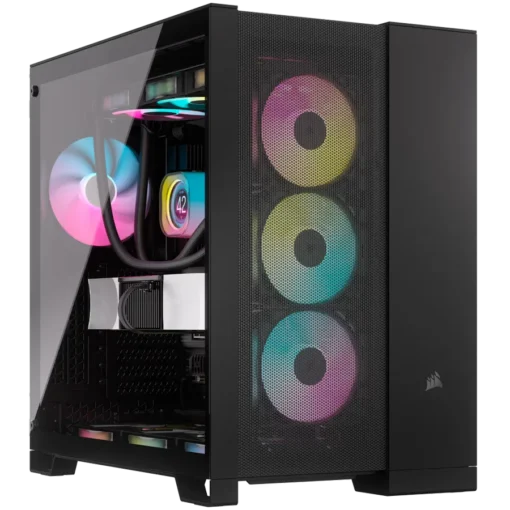 Кутия за компютър Corsair 6500D Airflow Tempered Glass Mid-Tower Black