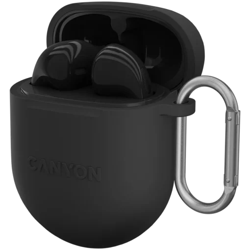 Bluetooth слушалки CANYON headset TWS-6 Black - Image 6