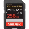 Карта памет SanDisk Extreme PRO 256GB SDXC Memory Card + 2 years RescuePRO Deluxe up to 200MB/s & 140MB/s Read/Write spe