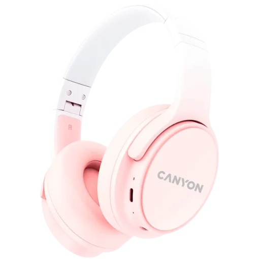 Bluetooth слушалки CANYON headset OnRiff 4 Pink