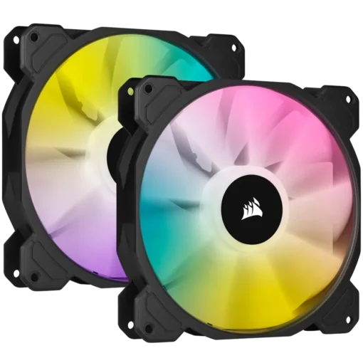 Вентилатор Corsair SP Series SP140 RGB ELITE 140mm RGB LED Fan with AirGuide Dual Pack with Lighting Node