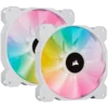 Вентилатор Corsair SP Series White SP140 RGB ELITE 140mm RGB LED Fan with AirGuide Dual Pack with Lighting Node