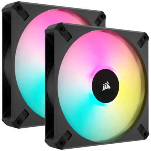 Вентилатор Corsair AF ELITE Series AF140 RGB ELITE 140mm Fluid Dynamic RGB Fan with AirGuide Dual Pack with Lighting Nod