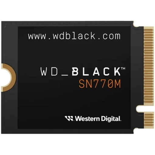 SSD диск SSD WD Black SN770M 1TB M.2 2230 PCIe Gen4 x4 NVMe Read/Write: 5150/4900 MBps IOPS 740K/800K TBW: