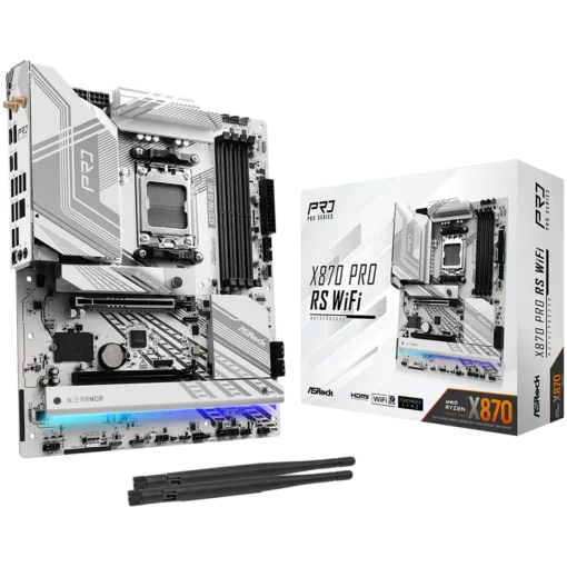 Дънна платка ASROCK MB Desktop X870 PRO RS Wi-Fi AM5 4x DDR5 1x PCIe 5.0 x16 1x PCIe 4.0 x16 1x Blazing M.2(PCIe Gen5x4)