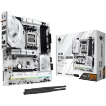 Дънна платка ASROCK MB Desktop X870 STEEL LEGEND WiFi AM5 4x DDR5 1x PCIe 5.0 x16 1x PCIe 4.0 x16 1x Blazing M.2(PCIe Ge