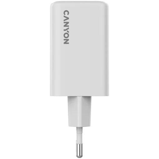 Зарядно за мобилен телефон CANYON charger CU65ACC GaN 65W 2xPD 1xQC EU White - Image 6