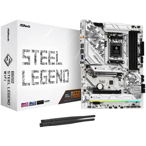 Дънна платка ASROCK MB Desktop B650 Steel Legend AM5 4x DDR5 1x PCIe 5.0 x16 1x PCIe 3.0 x16 1x PCIe 4.0 x1 1x Blazing M