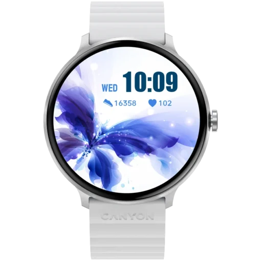 Смарт часовник CANYON smart watch Jacky SW-69 White Blue