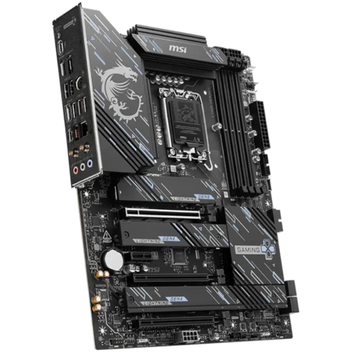 Дънна платка MSI Z890 GAMING PLUS WIFI LGA 1851, Dual Channel DDR5 up to 9200(OC)MHz, 3x PCIe x16 slots, 4x M.2 slot, 4xUSB 2.0, 2xUSB 5Gbps A, 1xUSB 10Gbps A, 1xUSB 10Gbps C, 1x HDMI, 1x Type-C DP,1x DP, 5GbpsLAN, 7.1 Audio, 3y warranty - Image 8