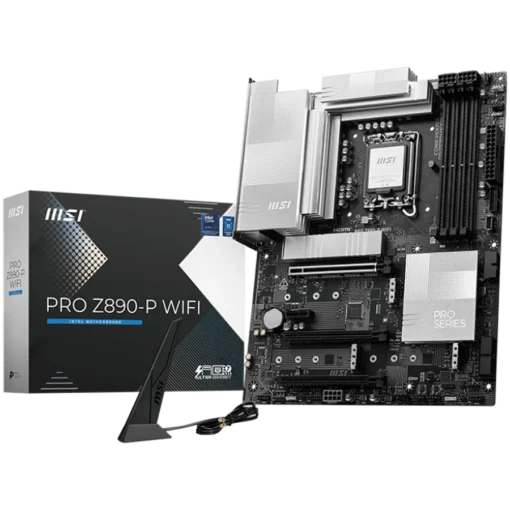 Дънна платка MSI PRO Z890-P WIFI LGA 1851 Dual Channel DDR5 up to 9200(OC)MHz 3x PCIe x16 slots 4x M.2 slot 4xUSB 2.0 2x