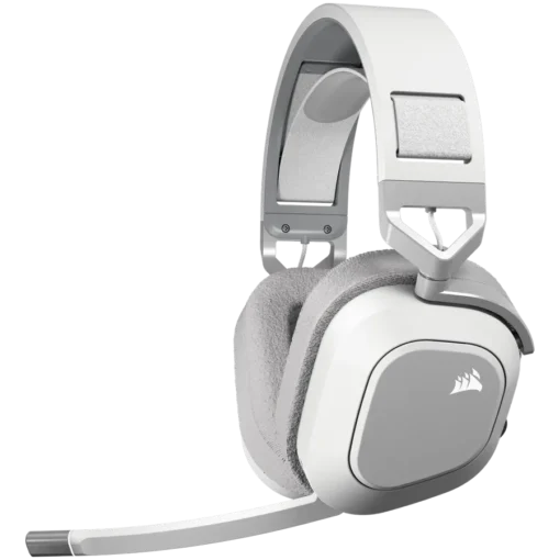 Геймърски слушалки Corsair HS80 MAX Wireless Headset White - EU