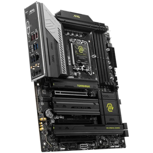 Дънна платка MSI MAG Z890 TOMAHAWK WIFI, LGA 1851, Dual Channel DDR5 up to 9200(OC)MHz, 3x PCIe x16 slots, 4x M.2 slot, 4xUSB 2.0, 4xUSB 5Gbps A, 3xUSB 10Gbps A, 1xUSB 10 Gbps C, 1xUSB 20Gbps C,1x HDMI, 2x Type-C DP, 5G LAN, 7.1 Audio, 3y warranty - Image 6