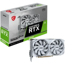 Видео карта MSI Video Card Nvidia GeForce RTX 3050 VENTUS 2X XS WHITE 8G OC 8GB GDDR6 128bit Boost: 1807 MHz 2560 CUDA C