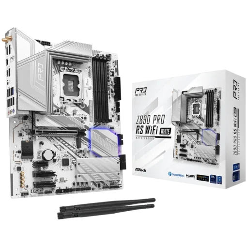 Дънна платка ASROCK Z890 Pro RS WiFi White ATX LGA1851 DDR5