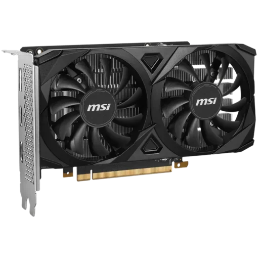 Видео карта MSI Video Card Nvidia GeForce RTX 3050 VENTUS 2X E 6G OC, 6GB GDDR6, 96bit, Boost: 1492 MHz, 2304 CUDA Cores, PCIe 4.0, 1x DP 1.4a, 2xHDMI 2.1a, RAY TRACING, Dual Fan, 300W, 3Y - Image 8