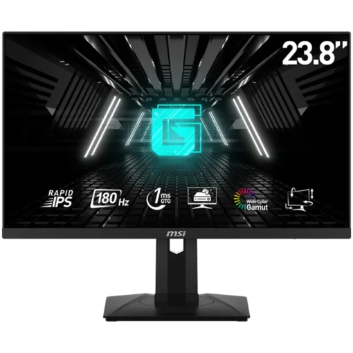 Монитор MSI G244PF E2 Gaming Monitor 23.8" 180Hz FHD (1920x1080) 16:9 Rapid IPS Anti-glare 1ms 300nits 1000:1 178°/178°