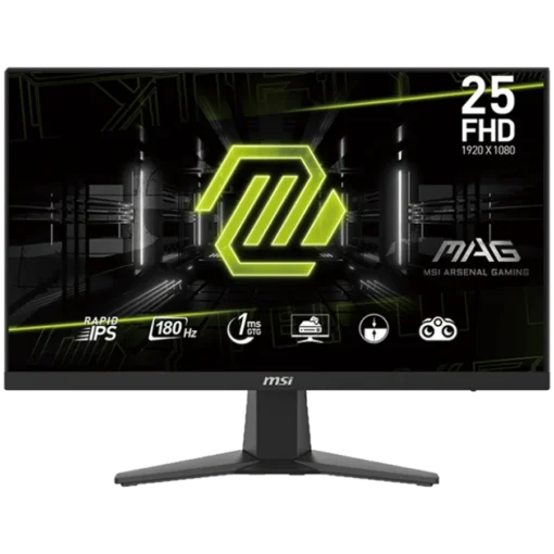 Монитор MSI MAG 256F Gaming Monitor 24.5"" 180Hz FHD (1920x1080) 16:9 Rapid IPS Anti-glare 1ms 250nits 1000:1 178°/178°