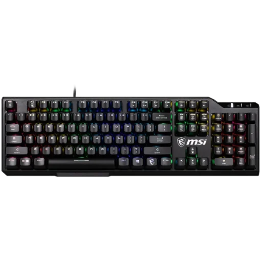 Геймърска клавиатура MSI VIGOR GK41 LR US Gaming Keyboard Black 6 fixed color LEDs in 10 different lighting zones 6+N Ke