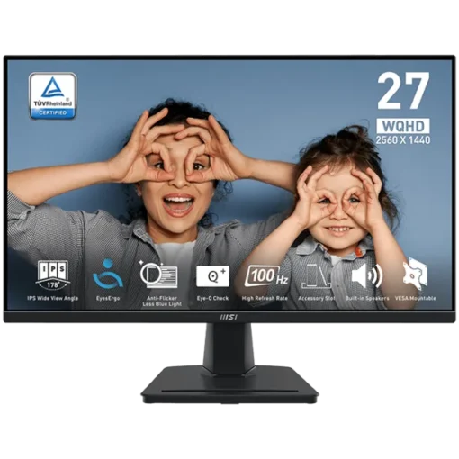 Монитор MSI PRO MP275Q Professional Business Monitor 27" 100Hz WQHD (2560x1440) 16:9 IPS Anti-glare 1ms/4ms 300nits 1300