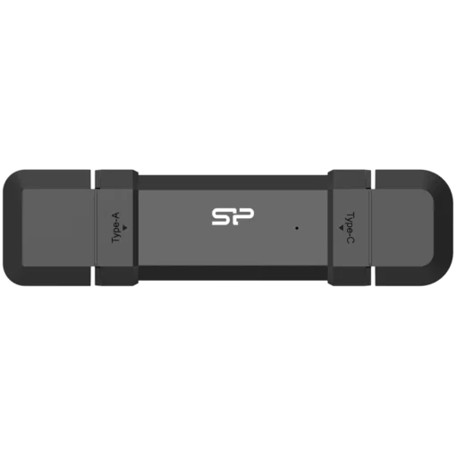 Външен SSD диск Silicon Power 1TB DS72 Dual USB-C/USB 3.2 Gen 2 Portable External SSD Steam Deck and iPhone 15 Pro R/W: