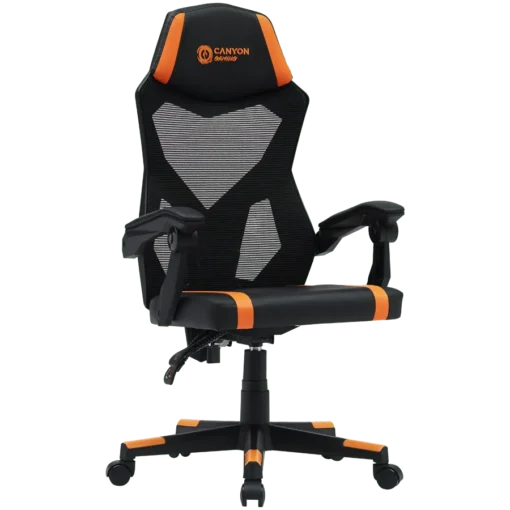 Геймърски стол CANYON gaming chair Flow MCH01 Mesh Black Orange - Image 8