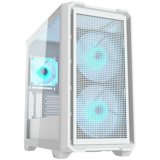 Кутия за компютър COUGAR MX600 Mini RGB PC Case Mini Tower White