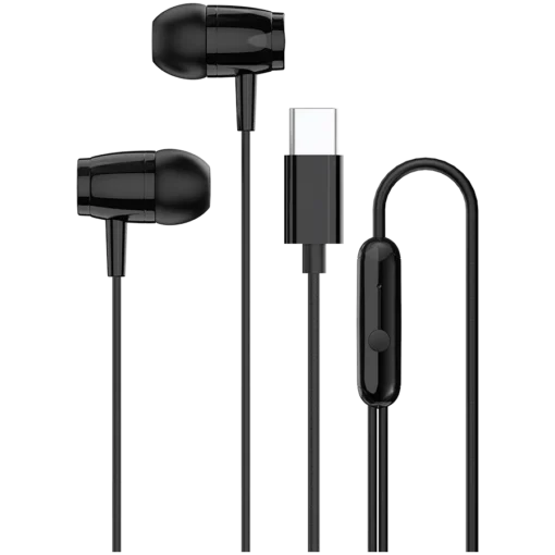 Слушалки CANYON headphones SEP-5 TYPE-C Black