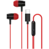 Слушалки CANYON headphones SEP-5 TYPE-C Red