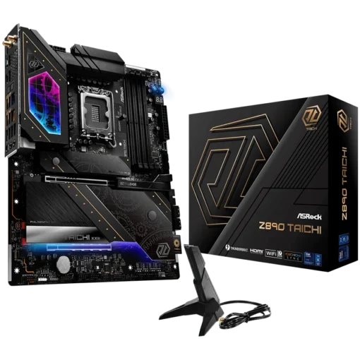 Дънна платка ASROCK MB Desktop Z890 Taichi S1851 4x DDR5 1x PCIe 5.0 x16 1x PCIe 4.0 x4 1x Blazing M.2 5x Hyper M.2 4x S