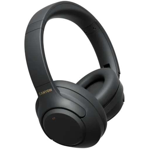 Bluetooth слушалки CANYON headset OnRiff 6 ANC Black - Image 4