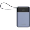 Външна батерия CANYON power bank OnPower 600 built-in cable 20000 mAh PD65W Dark Grey