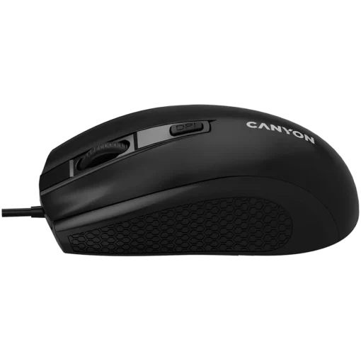 Мишка за компютър CANYON mouse M-4 Wired Black - Image 9